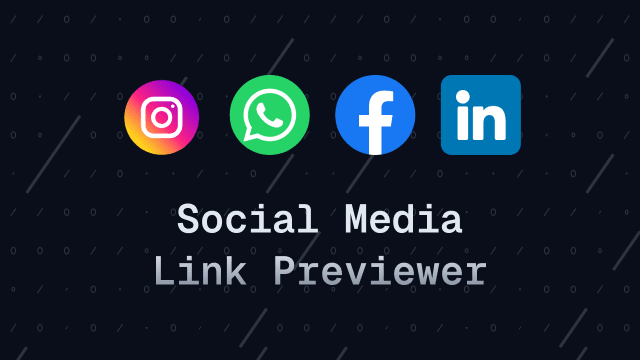 Open Graph Protocol - link previewer in nextjs